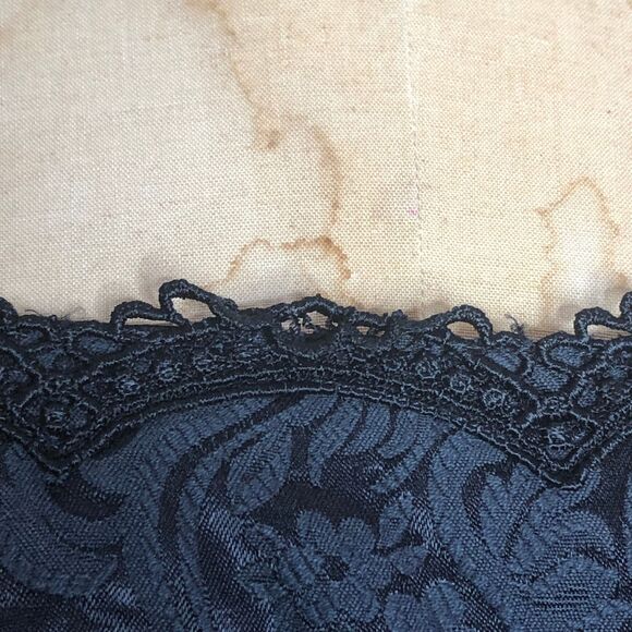 1990s-Y2K GUNNE SAX Jessica McClintock LACE Cut Out Brocade Dress. xS-S. As Is - Picture 4 of 10